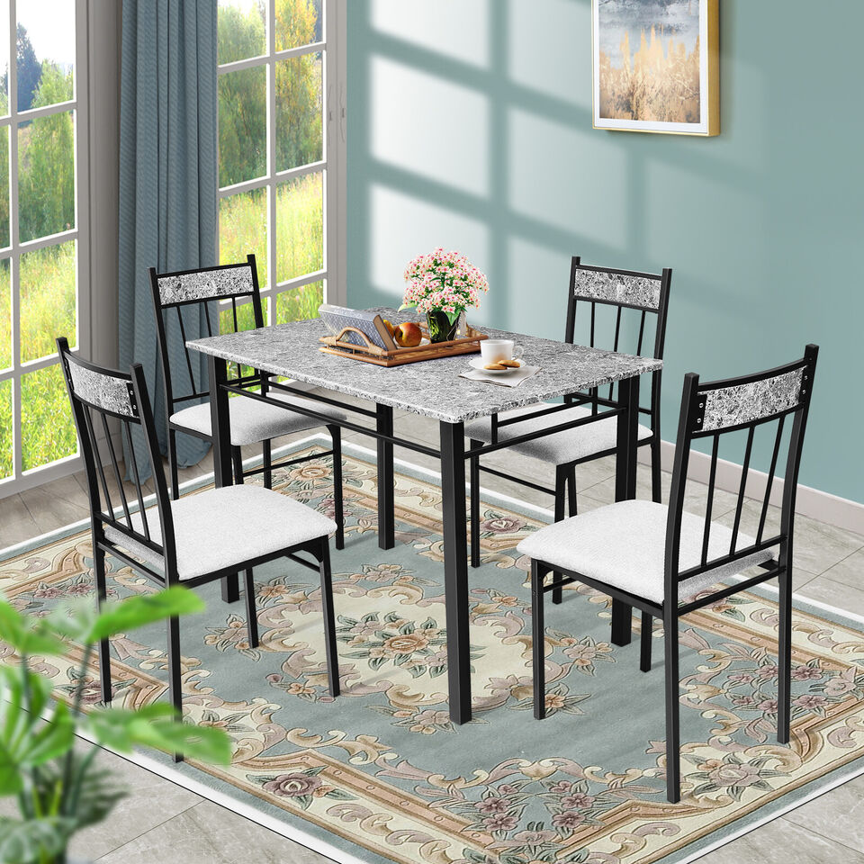 5Pcs Dining Table Set