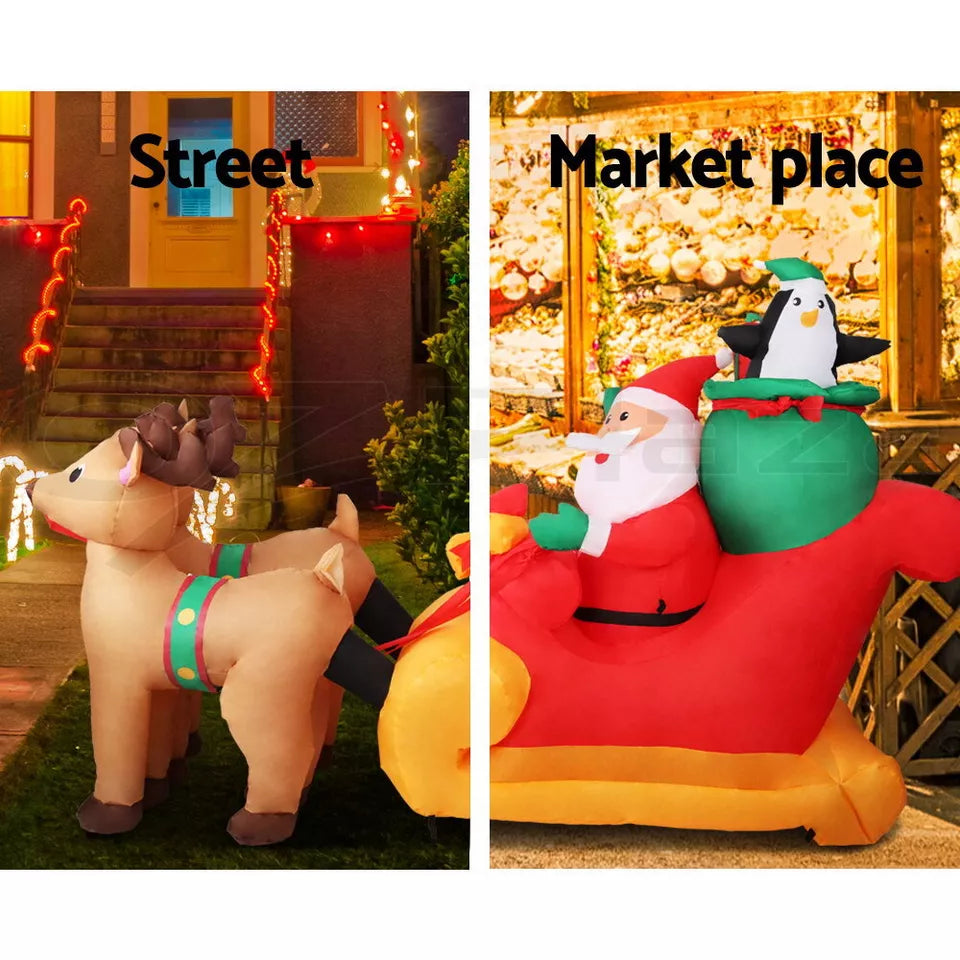 Inflatable Santa Sleigh 2.2M