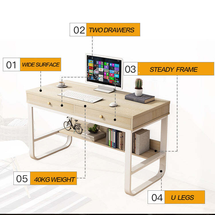 Maple Computer Desk