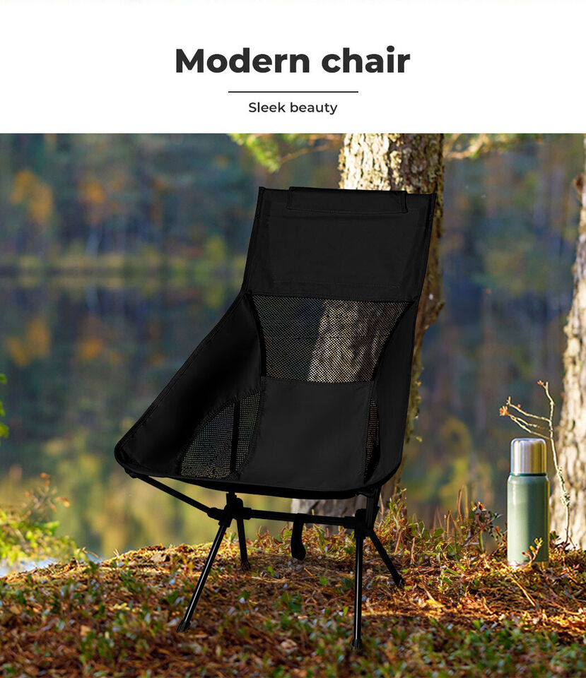 Black Camping Chair