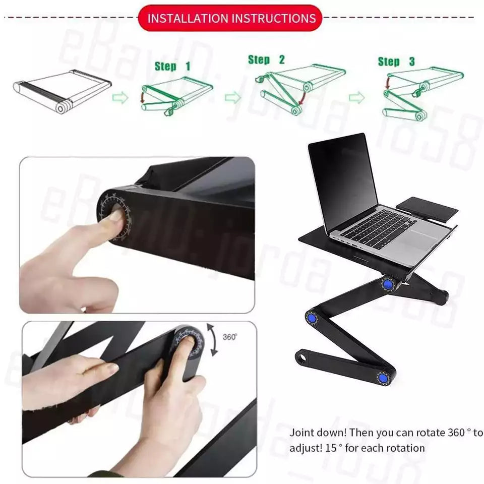 Portable Foldable Laptop Stand Desk