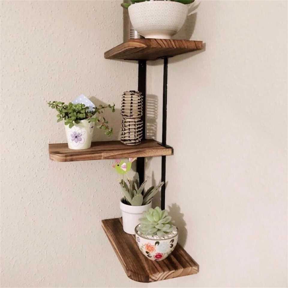 3 Tier Ledge Corner Shelf