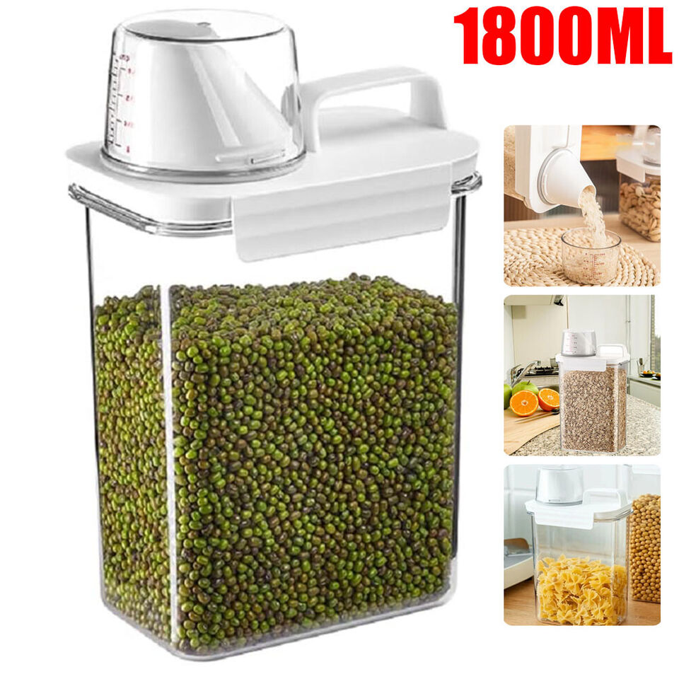 1800ml Rice Dispenser Container