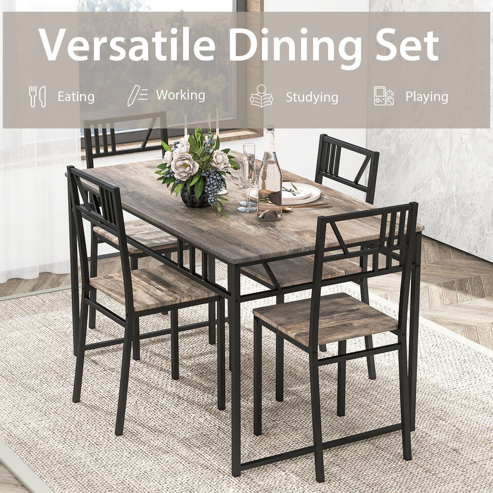 5 Piece Dining Table Set