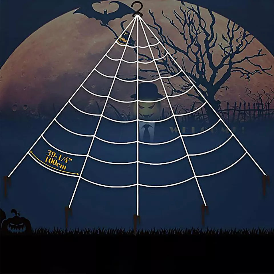 Giant Spider Web Halloween Decoration