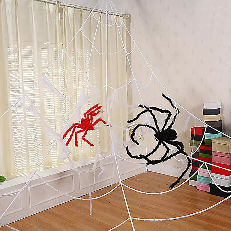 Giant Spider Web Halloween Decoration