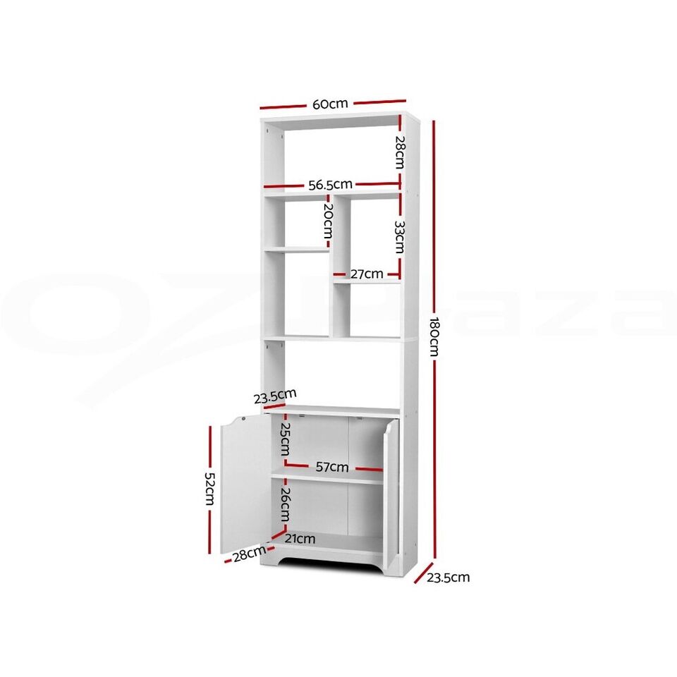 White Display Book Cube Shelf