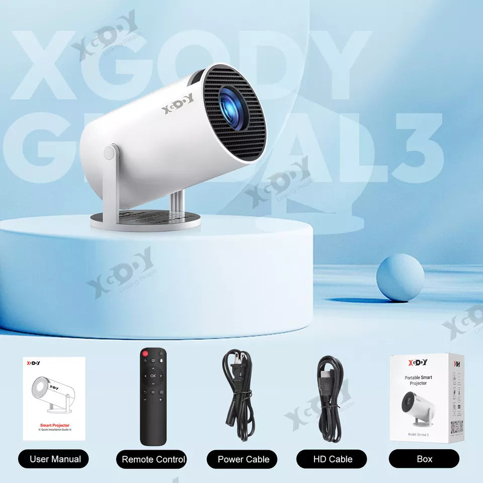 4K HD Portable LED Projector