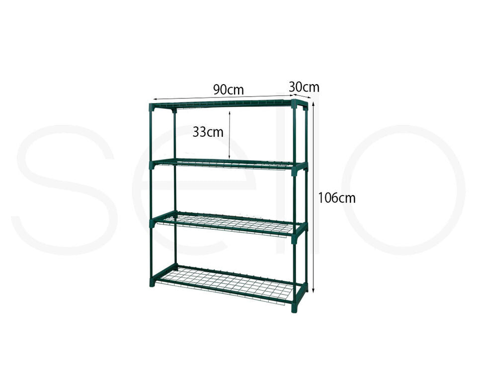 2x 4 Tier Plant Stand Shelves