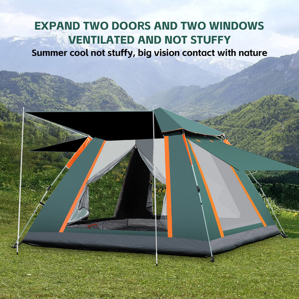 5 Persons Auto Pop up Camping Tent