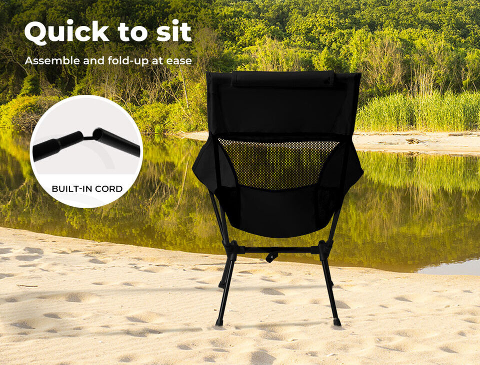 Black Camping Chair