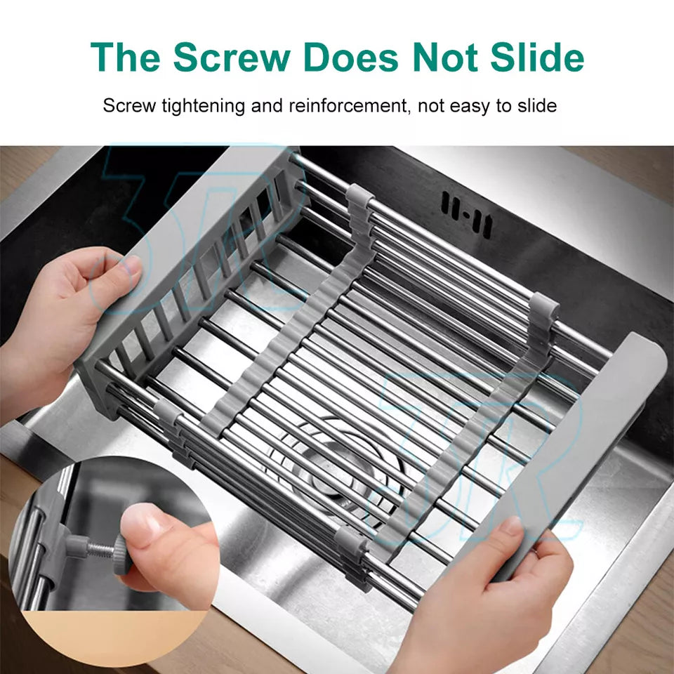 Telescopic Over Sink Dish Drying Rack