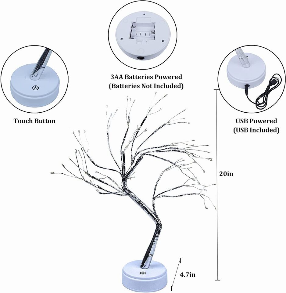 108 LED Tree Desk Lamp