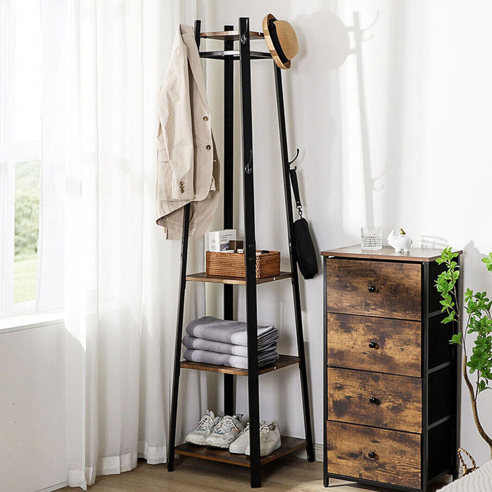 1.8M Strong Metal Coat Rack