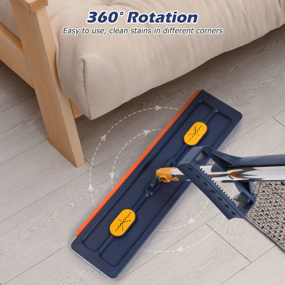 360°Rotating Magic Self Wringing Mop with 6 Rags