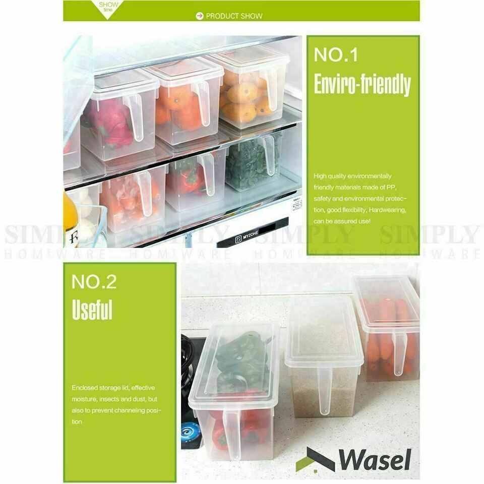 Pack Of 4 Refrigerator Storage Box