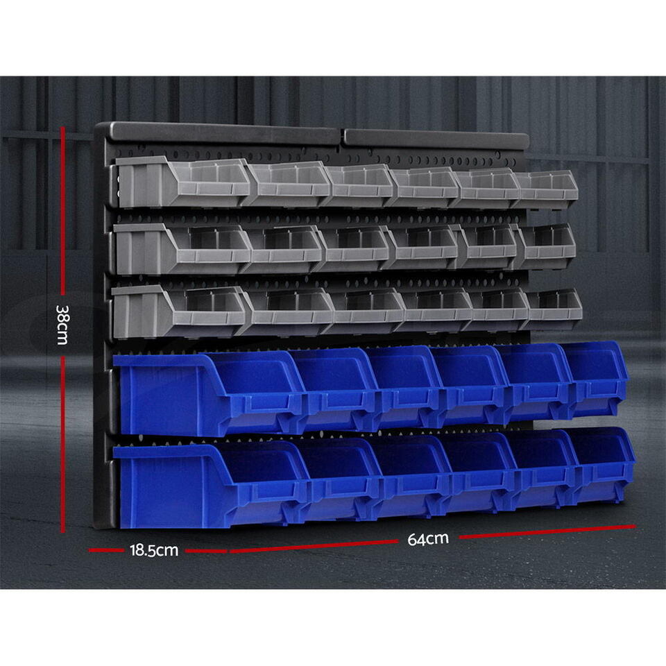 30 Storage Bin Rack