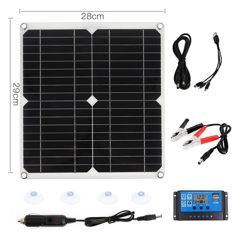 130W/12V Solar Panel Kit