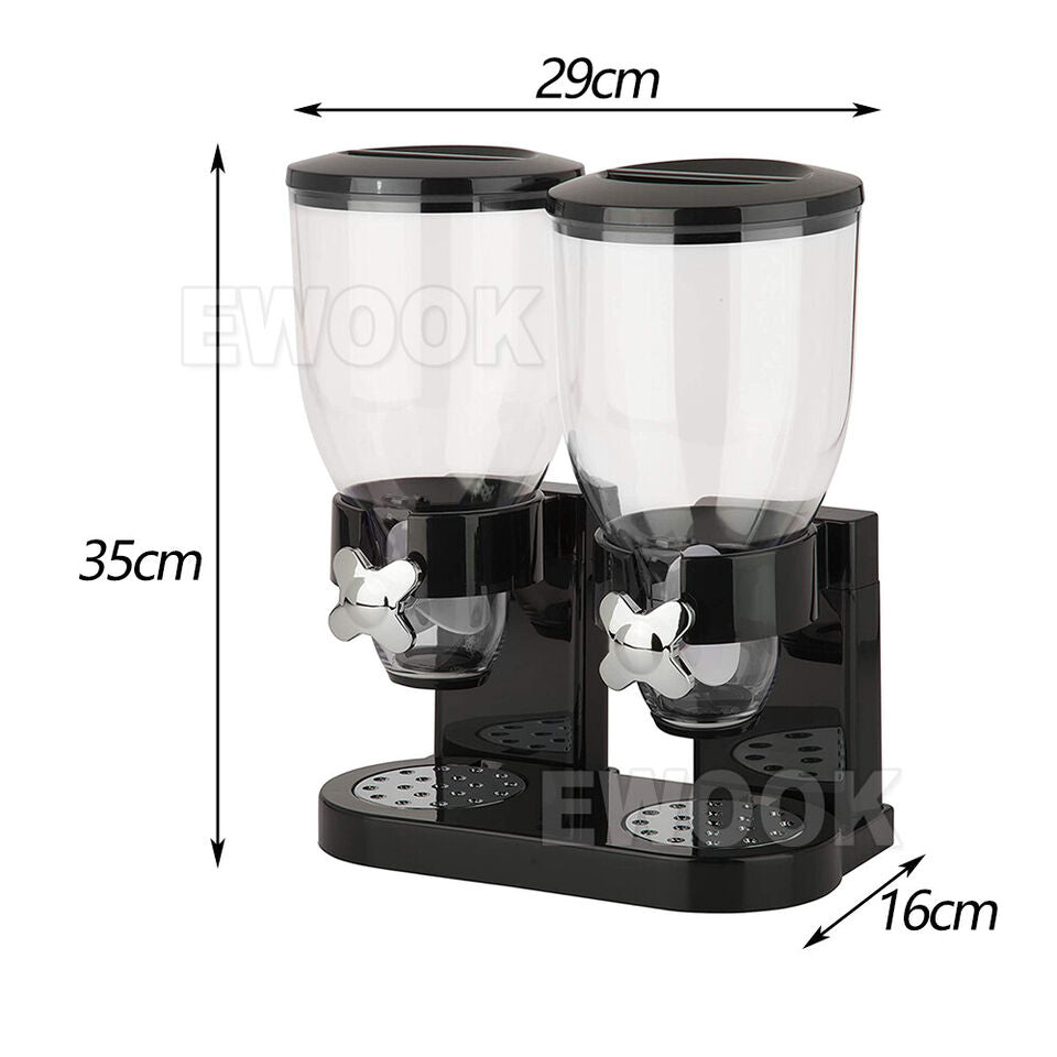 7L Double Cereal Dispenser Container