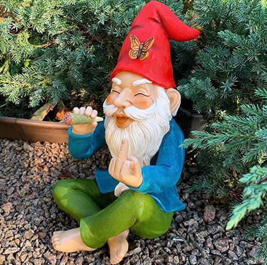 Gnome Statue Lawn Garden Figurine