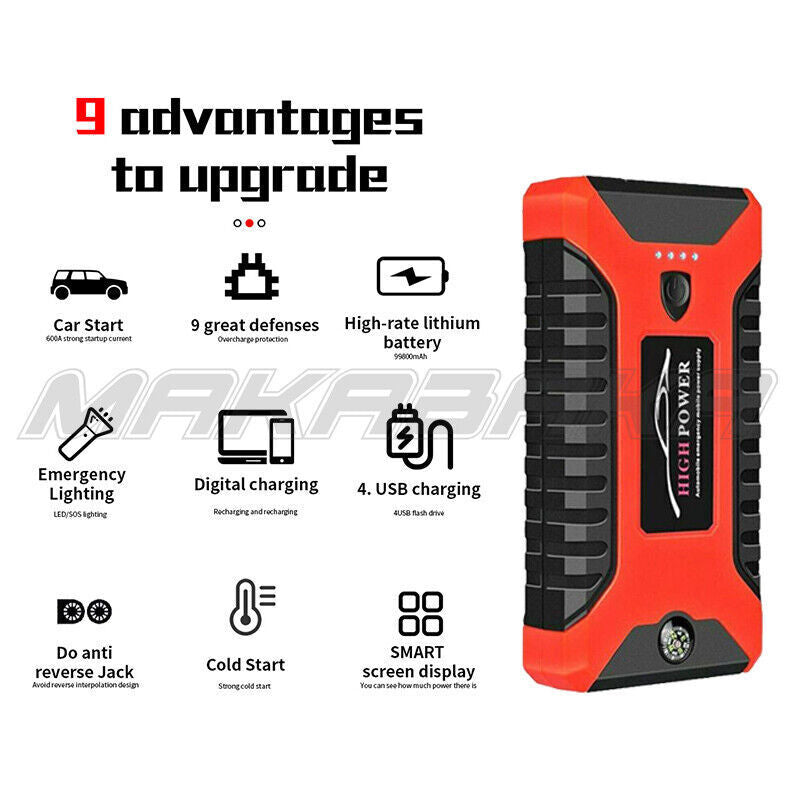 99800mAh Portable Car Jump Starter