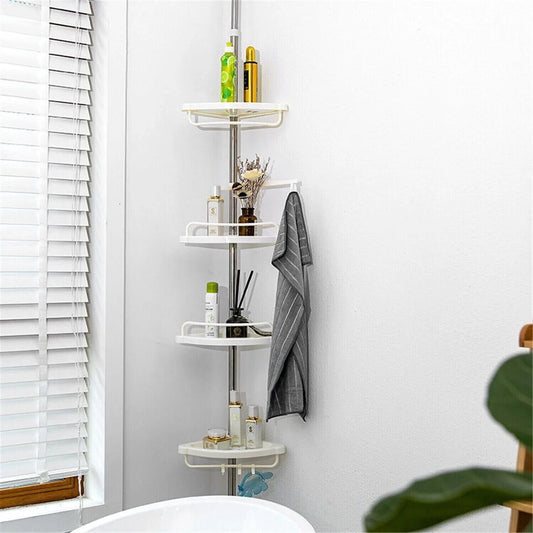 4 Tier Telescopic Shower Corner Shelf Caddy