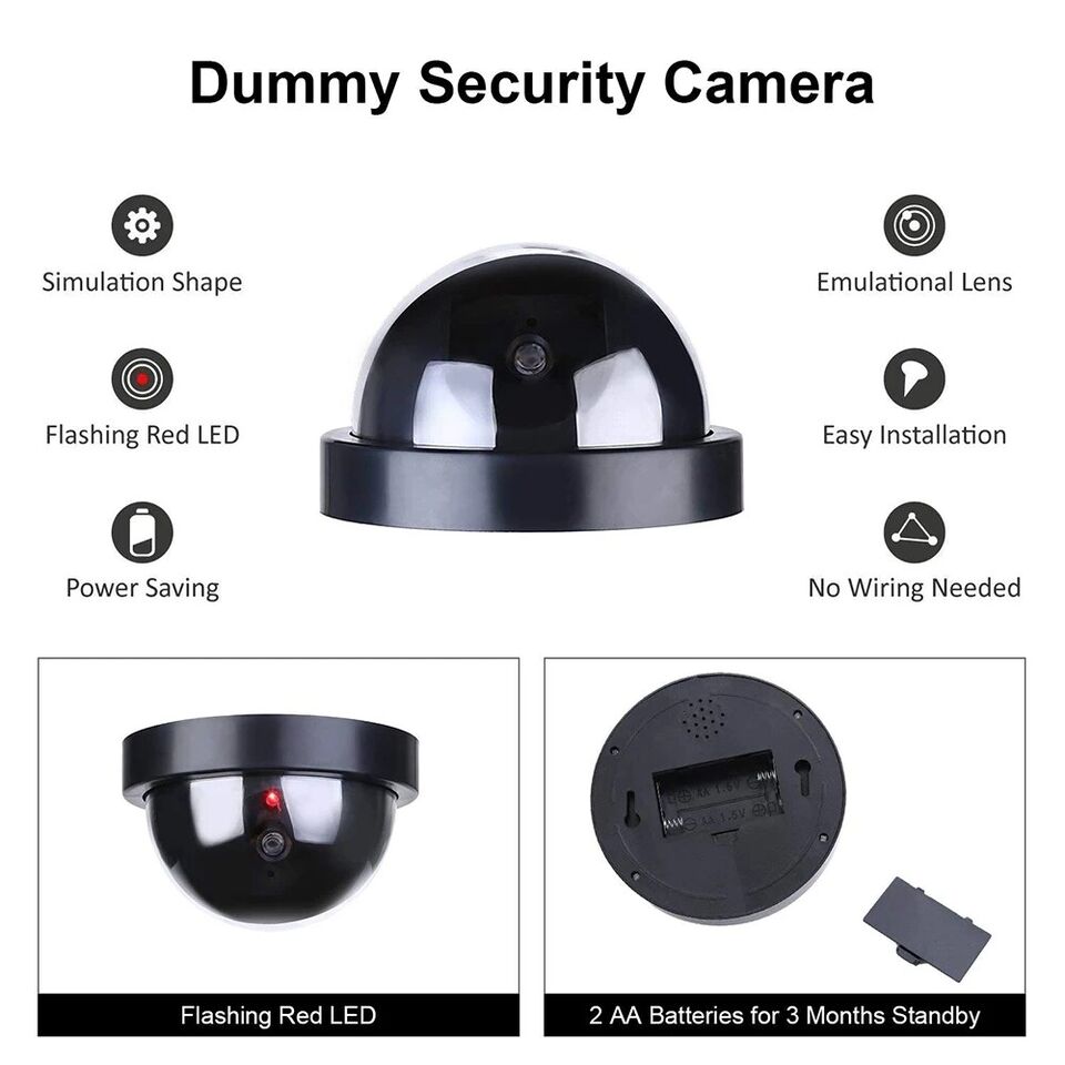 4PCS Dummy Fake Cameras