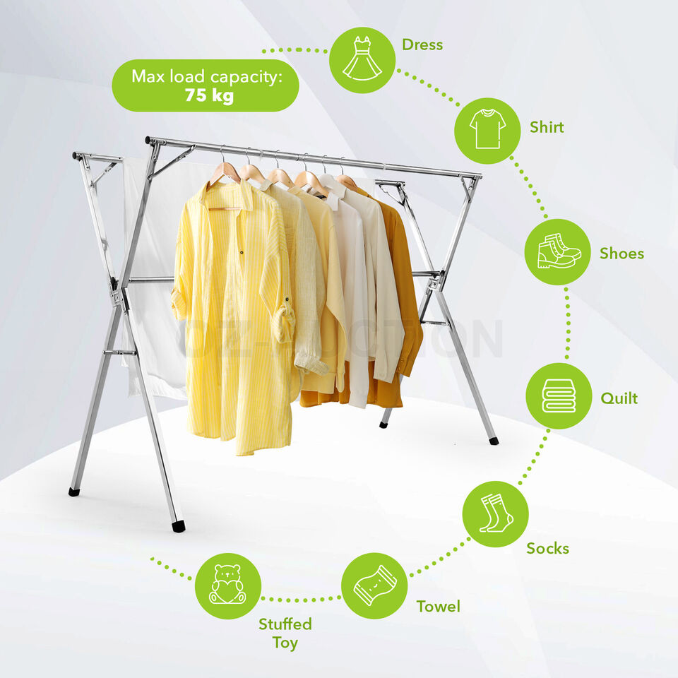 Stainless Steel Garment Rack