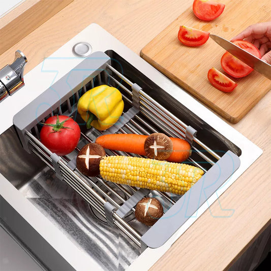 Telescopic Over Sink Dish Drying Rack