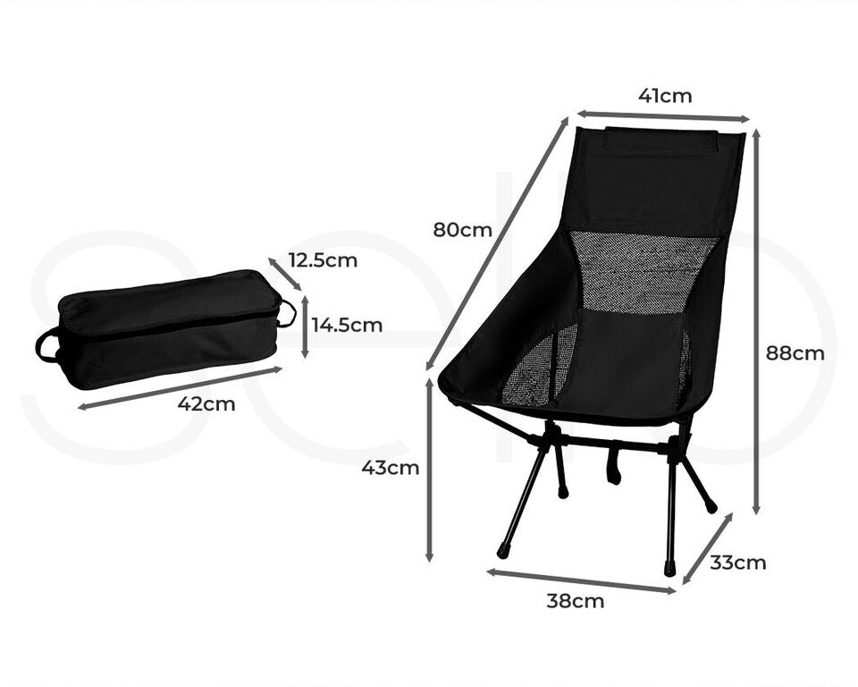 Black Camping Chair