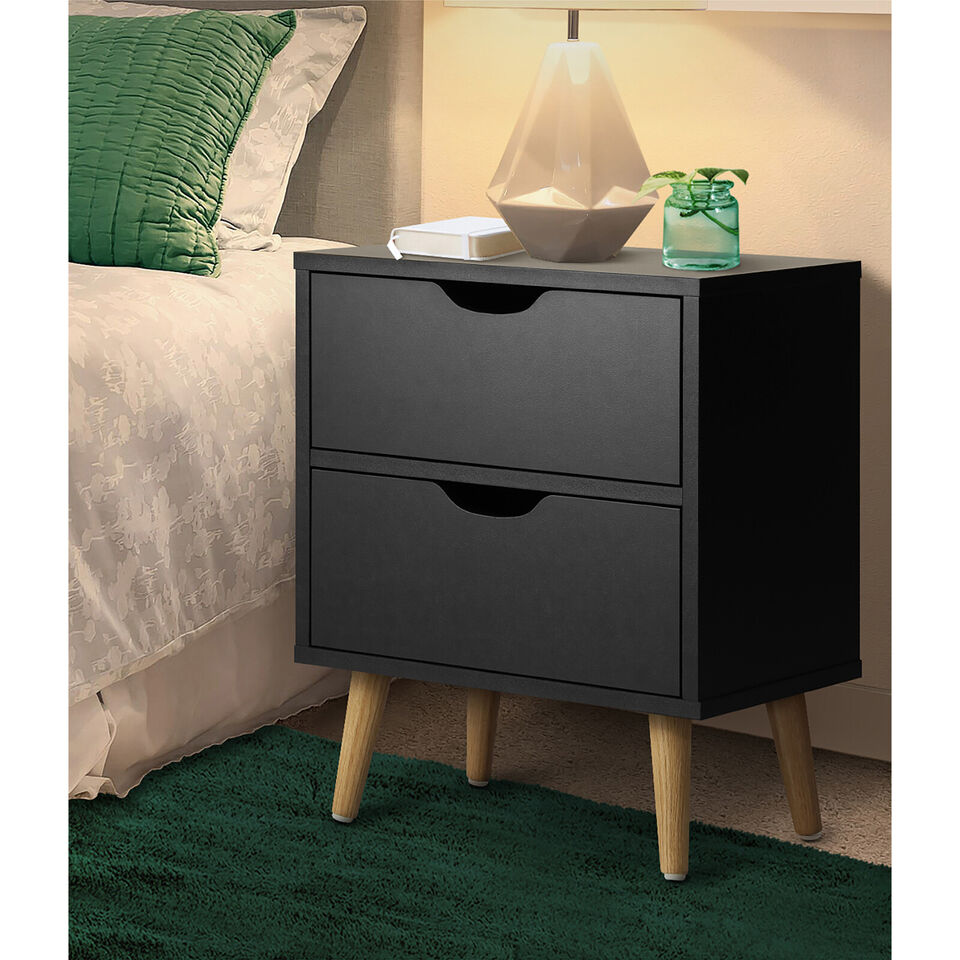 2 Drawers Side Table