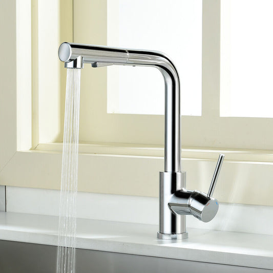 Pull-out Kitchen Mixer tap 2-Mode 360° Swivel Sink Faucet