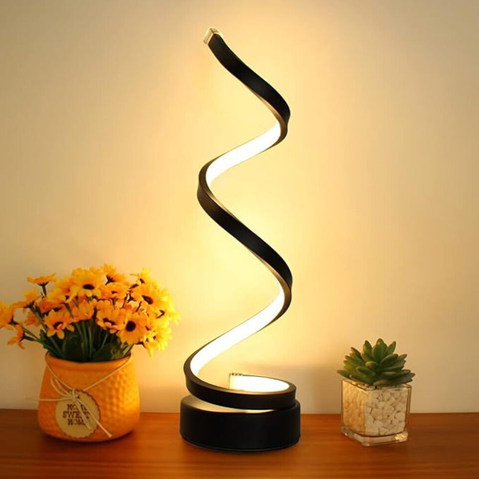 Modern Spiral Desk Lamp