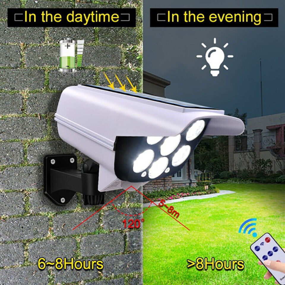 77 LED Solar Motion Sensor Light