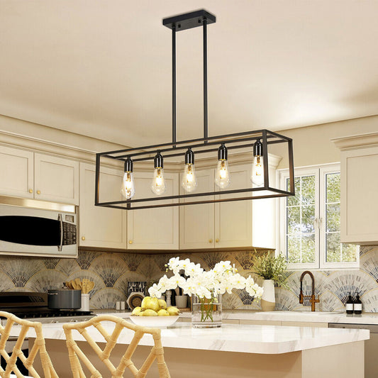 Industrial Kitchen Chandelier