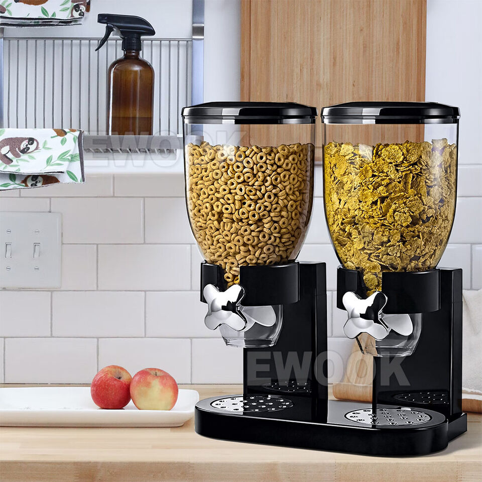 7L Double Cereal Dispenser Container